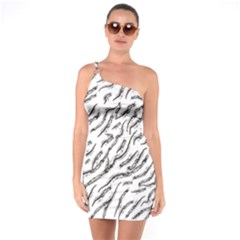 Zebra One Soulder Bodycon Dress by scharamo