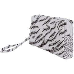 Zebra Wristlet Pouch Bag (small)