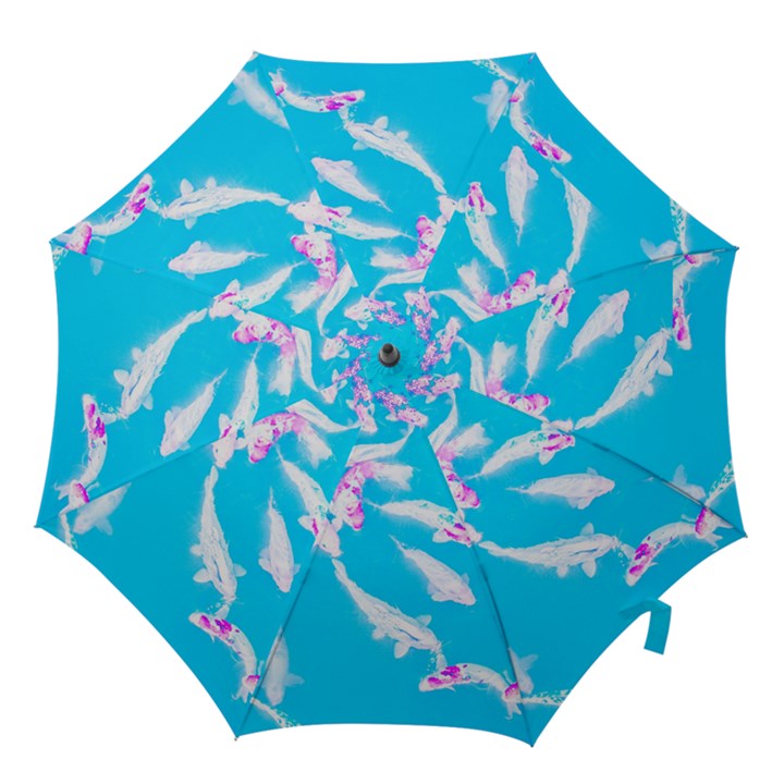 Koi Carp Scape Hook Handle Umbrellas (Medium)