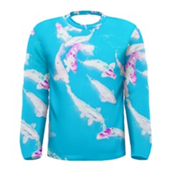 Koi Carp Scape Men s Long Sleeve Tee by essentialimage