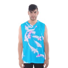 Koi Carp Scape Men s Sportswear by essentialimage