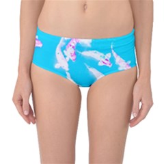 Koi Carp Scape Mid-waist Bikini Bottoms by essentialimage