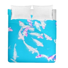 Koi Carp Scape Duvet Cover Double Side (full/ Double Size) by essentialimage