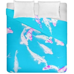 Koi Carp Scape Duvet Cover Double Side (california King Size) by essentialimage