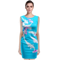 Koi Carp Scape Classic Sleeveless Midi Dress by essentialimage