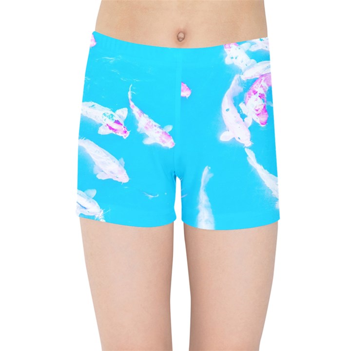 Koi Carp Scape Kids  Sports Shorts