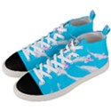 Koi Carp Scape Men s Mid-Top Canvas Sneakers View2