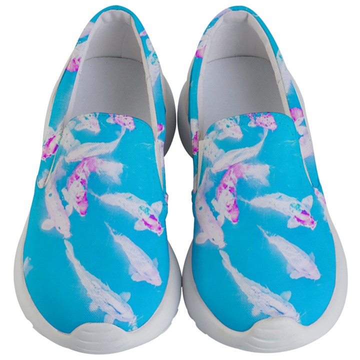 Koi Carp Scape Kids  Lightweight Slip Ons