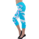 Koi Carp Scape Lightweight Velour Capri Leggings  View3