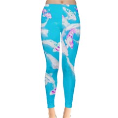 Koi Carp Scape Inside Out Leggings by essentialimage