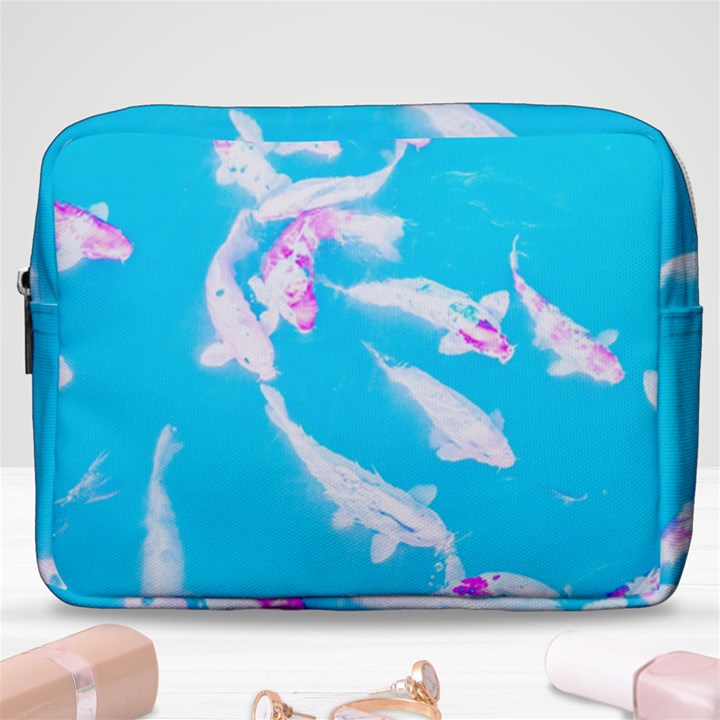 Koi Carp Scape Make Up Pouch (Large)