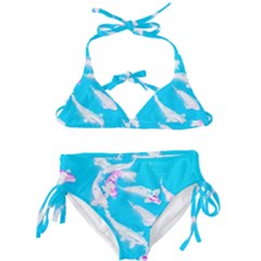 Koi Carp Scape Kids  Classic Bikini Set by essentialimage