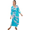 Koi Carp Scape Grecian Style  Maxi Dress View1