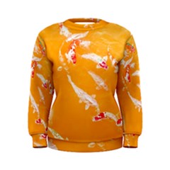 Koi Carp Scape Women s Sweatshirt by essentialimage