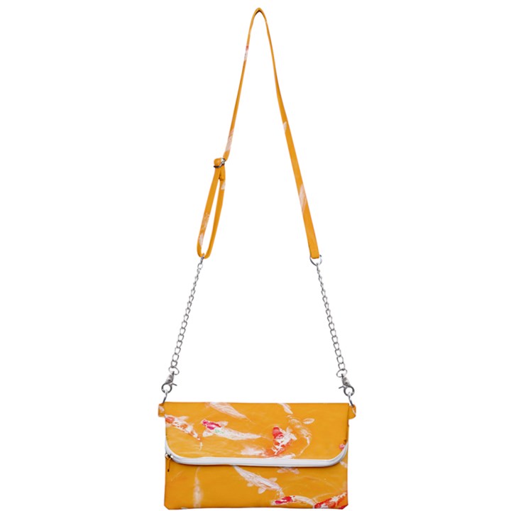 Koi Carp Scape Mini Crossbody Handbag