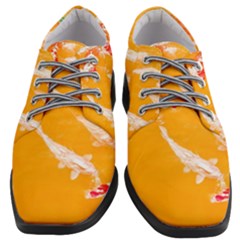 Koi Carp Scape Women Heeled Oxford Shoes by essentialimage