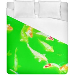 Koi Carp Scape Duvet Cover (california King Size) by essentialimage