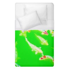 Koi Carp Scape Duvet Cover (single Size) by essentialimage