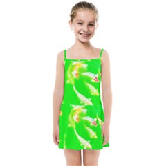 Koi Carp Scape Kids  Summer Sun Dress by essentialimage