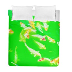 Koi Carp Scape Duvet Cover Double Side (full/ Double Size) by essentialimage