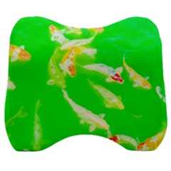 Koi Carp Scape Velour Head Support Cushion by essentialimage