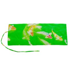 Koi Carp Scape Roll Up Canvas Pencil Holder (s) by essentialimage