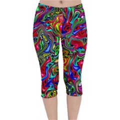 M 9 Velvet Capri Leggings 