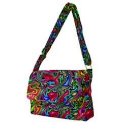 M 9 Full Print Messenger Bag by ArtworkByPatrick