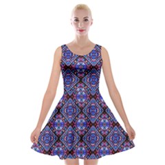 N 3 Velvet Skater Dress