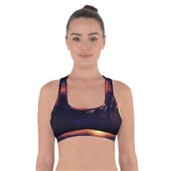 Space Star Galaxies Universe Cross Back Sports Bra by Simbadda