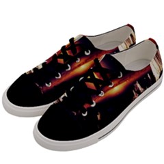 Space Star Galaxies Universe Men s Low Top Canvas Sneakers by Simbadda