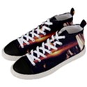 Space Star Galaxies Universe Men s Mid-Top Canvas Sneakers View2