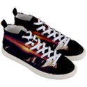 Space Star Galaxies Universe Men s Mid-Top Canvas Sneakers View3