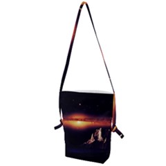 Space Star Galaxies Universe Folding Shoulder Bag by Simbadda