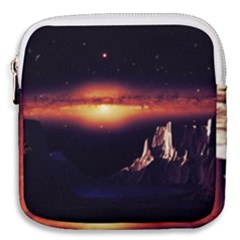 Space Star Galaxies Universe Mini Square Pouch by Simbadda