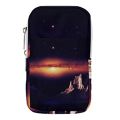 Space Star Galaxies Universe Waist Pouch (small) by Simbadda