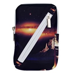 Space Star Galaxies Universe Belt Pouch Bag (small) by Simbadda