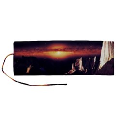 Space Star Galaxies Universe Roll Up Canvas Pencil Holder (m) by Simbadda