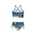 Lunar Landscape Space Mountains Girls  Tankini Swimsuit View2