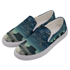 Lunar Landscape Space Mountains Men s Canvas Slip Ons by Simbadda