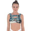 Lunar Landscape Space Mountains Bandaged Up Bikini Top View1