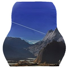 Saturn Landscape Mountains Car Seat Back Cushion  by Simbadda