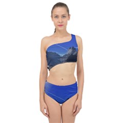 Saturn Landscape Mountains Spliced Up Two Piece Swimsuit by Simbadda