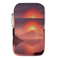 Volcano Lava Landscape Glow Lake Waist Pouch (small)