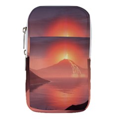 Volcano Lava Landscape Glow Lake Waist Pouch (large)