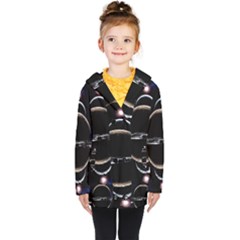 Planet Sky Lake Landscape Sun Kids  Double Breasted Button Coat by Simbadda