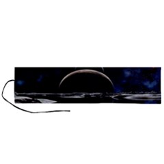 Planet Sky Lake Landscape Sun Roll Up Canvas Pencil Holder (l) by Simbadda