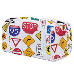 Street Signs Stop Highway Sign Toiletries Pouch