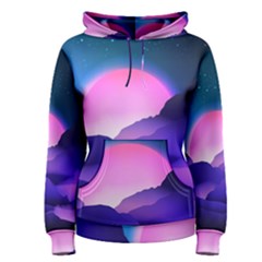 Mountain Sunrise Mountains Sunrise Women s Pullover Hoodie by Simbadda