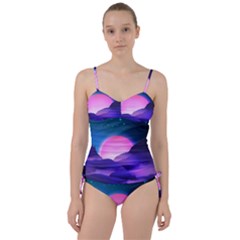 Mountain Sunrise Mountains Sunrise Sweetheart Tankini Set by Simbadda